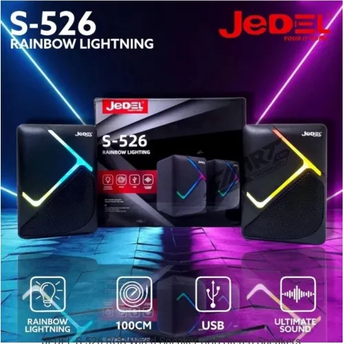 Bilişim Burada S-526 RGB Usb 2 Kanal 3W X 2 Hoparlör